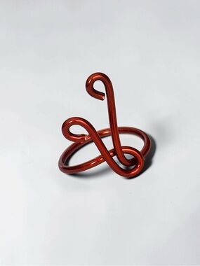 5 For $25💫Alternative Copper Colored Swirl Wire Ring